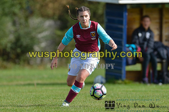 20160925-110133 Tottenham Hotspur Girls U16 v West Ham United Girls U16