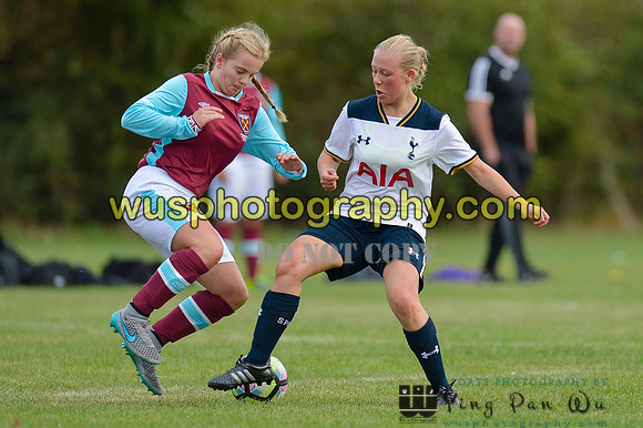 20160925-120238-3 Tottenham Hotspur Girls U16 v West Ham United Girls U16