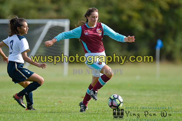 20160925-110202-2 Tottenham Hotspur Girls U16 v West Ham United Girls U16