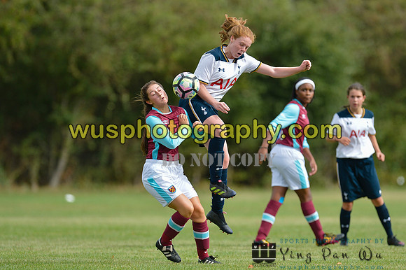 20160925-115351-3 Tottenham Hotspur Girls U16 v West Ham United Girls U16