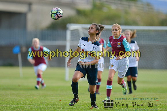 20160925-105552 Tottenham Hotspur Girls U16 v West Ham United Girls U16