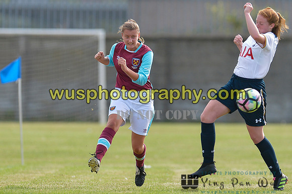 20160925-104416-3 Tottenham Hotspur Girls U16 v West Ham United Girls U16