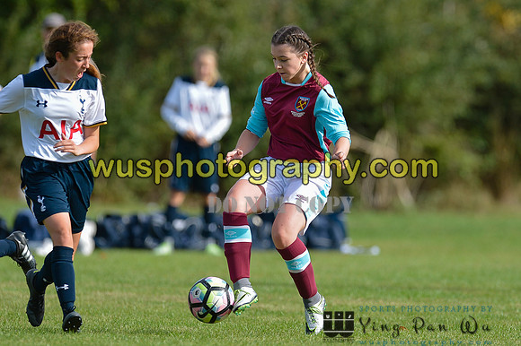 20160925-110136 Tottenham Hotspur Girls U16 v West Ham United Girls U16