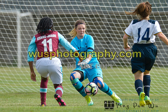 20160925-115839-2 Tottenham Hotspur Girls U16 v West Ham United Girls U16