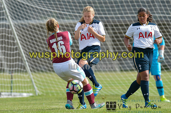 20160925-113435 Tottenham Hotspur Girls U16 v West Ham United Girls U16