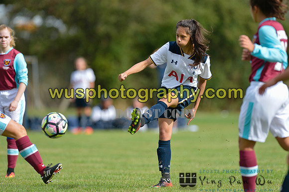 20160925-113532-5 Tottenham Hotspur Girls U16 v West Ham United Girls U16
