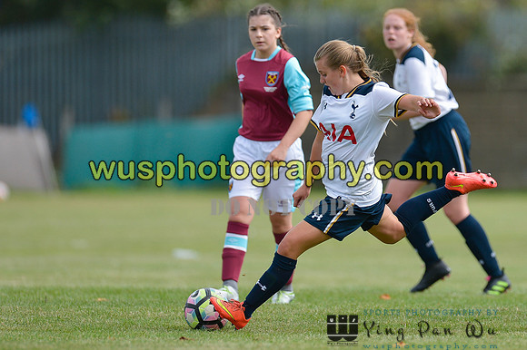 20160925-115638-2 Tottenham Hotspur Girls U16 v West Ham United Girls U16
