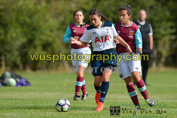 20160925-113252-2 Tottenham Hotspur Girls U16 v West Ham United Girls U16