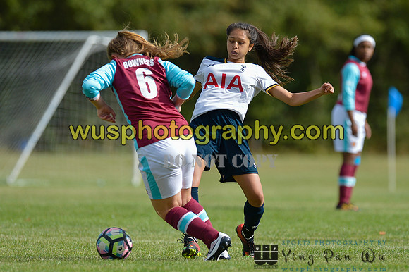 20160925-114215 Tottenham Hotspur Girls U16 v West Ham United Girls U16