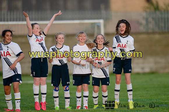 20160505-194619 Tottenham Hotspur Girls U12 and U13 v Årvoll IL Girls U12 and U13