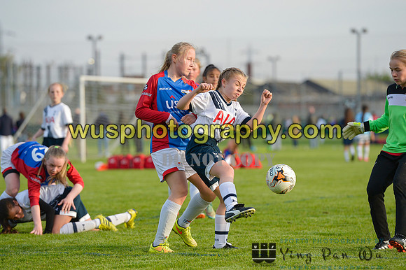 20160505-190258 Tottenham Hotspur Girls U12 and U13 v Årvoll IL Girls U12 and U13