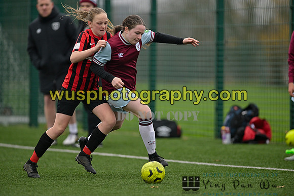 20241130-105728 West Ham United Warriors Girls U14 v Fareham Town Youth FC Girls U14