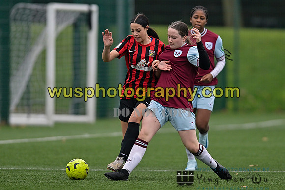 20241130-100612 West Ham United Warriors Girls U14 v Fareham Town Youth FC Girls U14