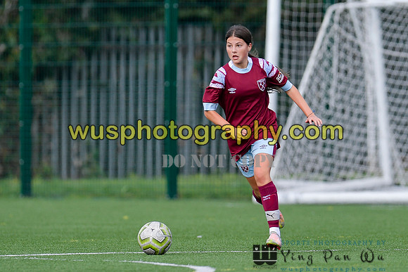 20220924-104240C West Ham United Academy Girls U15 v Tottenham Hotspur Women FC Academy U15