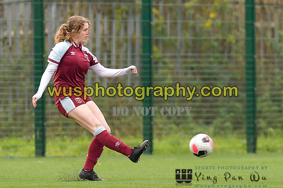20211211-114357A West Ham United Academy Girls U16 v London Bees Academy U16