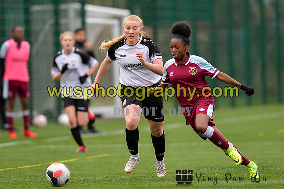 20211211-120146 West Ham United Academy Girls U16 v London Bees Academy U16