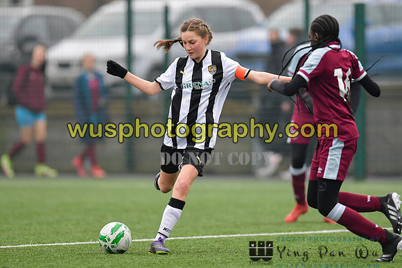 20220115-140300 West Ham United Academy Girls U14 v Notts County FC Girls U14