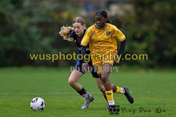 20241102-123403A Sutton United Girls U13 v Hartland Girls Academy U13