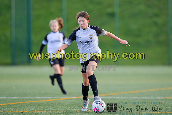 20201031-150811A London Bees Academy U14 v Millwall Lionesses Girls U14