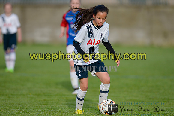 20160505-185005 Tottenham Hotspur Girls U12 and U13 v Årvoll IL Girls U12 and U13