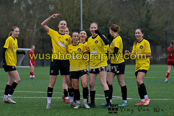 20250215-153019 Welling United Academy Girls U16 v Ebbsfleet United Girls U16