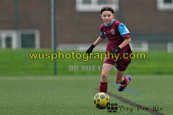 20241109-111741 West Ham United Performance Claret Girls U14 v Oxford United Girls U14