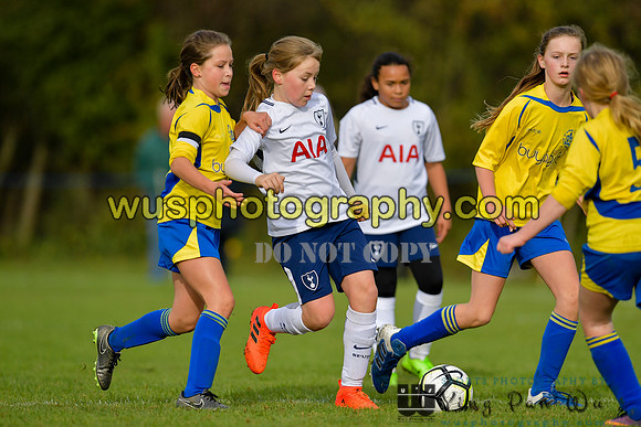 20171028-105547-2 Tottenham Hotspur Girls U11 v St Albans City Youth Girls U11 South