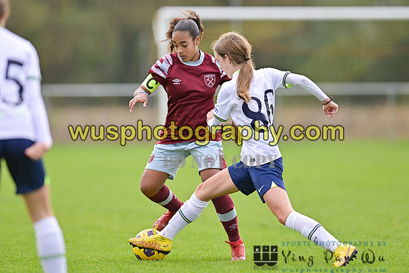 20221119-112510 Tottenham Hotspur Women FC Academy U15 v West Ham United Academy Girls U15