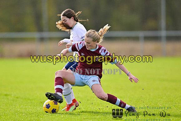 20221119-102019H Tottenham Hotspur Women FC Academy U15 v West Ham United Academy Girls U15