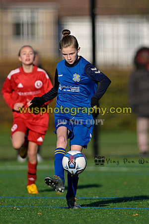 20221210-113700B Welling United FC Girls U13 v Hashtag United FC Girls U13