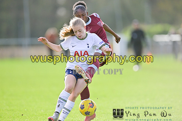 20221119-105700I Tottenham Hotspur Women FC Academy U15 v West Ham United Academy Girls U15