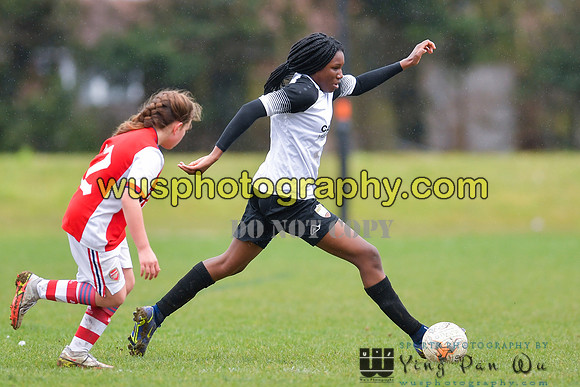 20220305-140745 London Bees Academy U14 v Arsenal FC Girls U13
