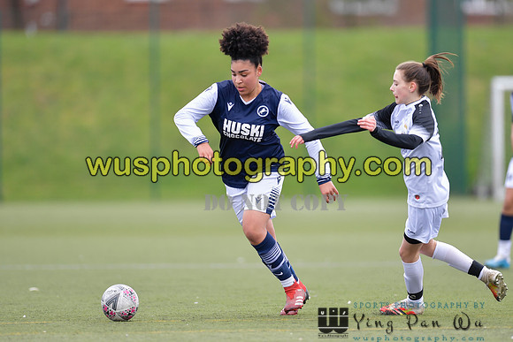 20210403-150021 London Bees Academy U14 v Millwall Lionesses Girls U14