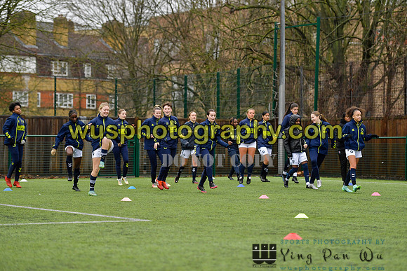 20230114-101105 Millwall Lionesses U16 v West Ham United Academy Girls U16