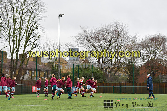 20230114-101150 Millwall Lionesses U16 v West Ham United Academy Girls U16
