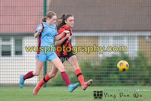 20221022-143459 West Ham United Performance Girls U16 v AFC Bournemouth Girls U16