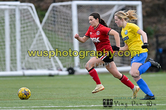 20240217-160530A Charlton Athletic Academy Girls U14 v Kings Hill FC Girls U15