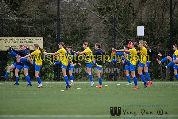 20240217-143614 Charlton Athletic Academy Girls U14 v Kings Hill FC Girls U15
