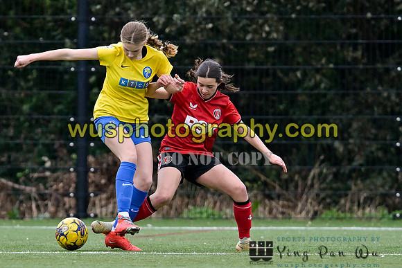 20240217-155800 Charlton Athletic Academy Girls U14 v Kings Hill FC Girls U15