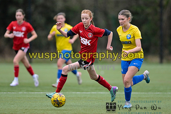 20240217-161839A Charlton Athletic Academy Girls U14 v Kings Hill FC Girls U15