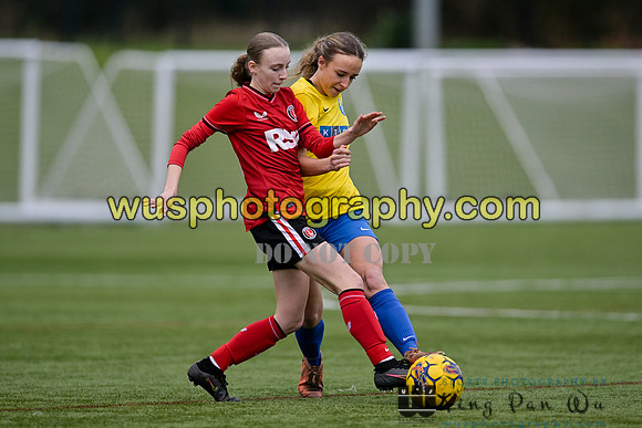20240217-150251 Charlton Athletic Academy Girls U14 v Kings Hill FC Girls U15