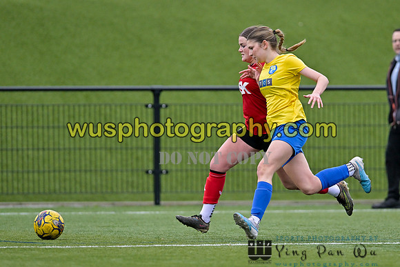 20240217-155449 Charlton Athletic Academy Girls U14 v Kings Hill FC Girls U15