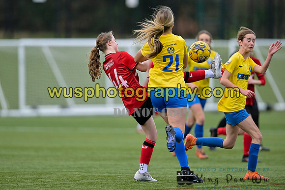 20240217-155602A Charlton Athletic Academy Girls U14 v Kings Hill FC Girls U15