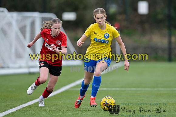 20240217-154133 Charlton Athletic Academy Girls U14 v Kings Hill FC Girls U15