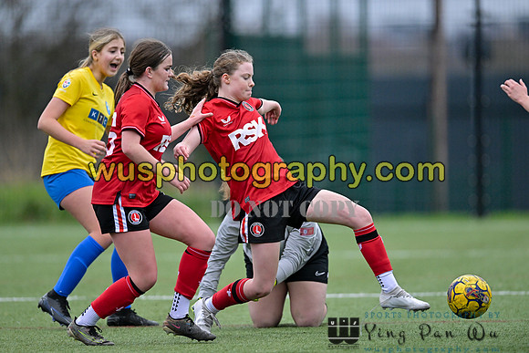 20240217-161717A Charlton Athletic Academy Girls U14 v Kings Hill FC Girls U15