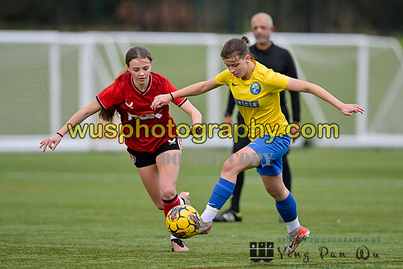 20240217-150514 Charlton Athletic Academy Girls U14 v Kings Hill FC Girls U15