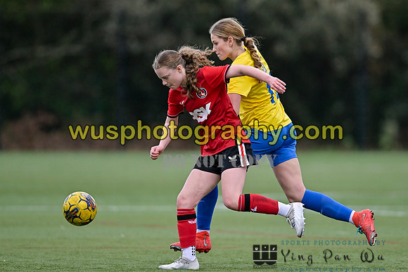 20240217-154129 Charlton Athletic Academy Girls U14 v Kings Hill FC Girls U15