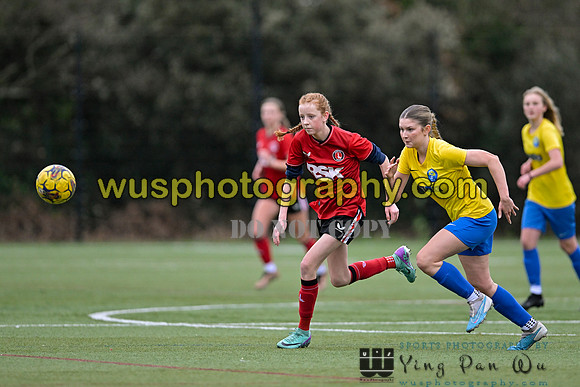 20240217-161837 Charlton Athletic Academy Girls U14 v Kings Hill FC Girls U15