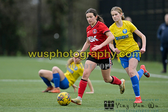 20240217-160725C Charlton Athletic Academy Girls U14 v Kings Hill FC Girls U15