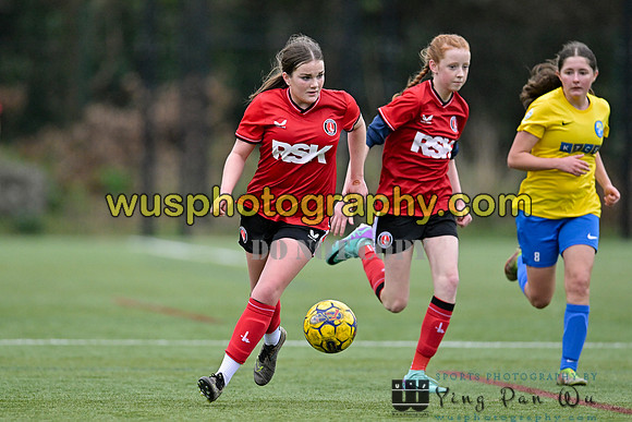 20240217-161645 Charlton Athletic Academy Girls U14 v Kings Hill FC Girls U15